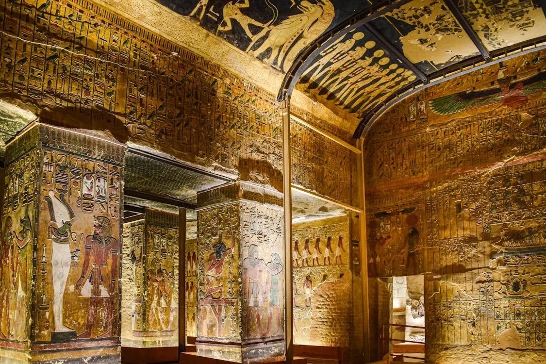 Valley of the Kings Colorful Ancient Tomb Paintings
