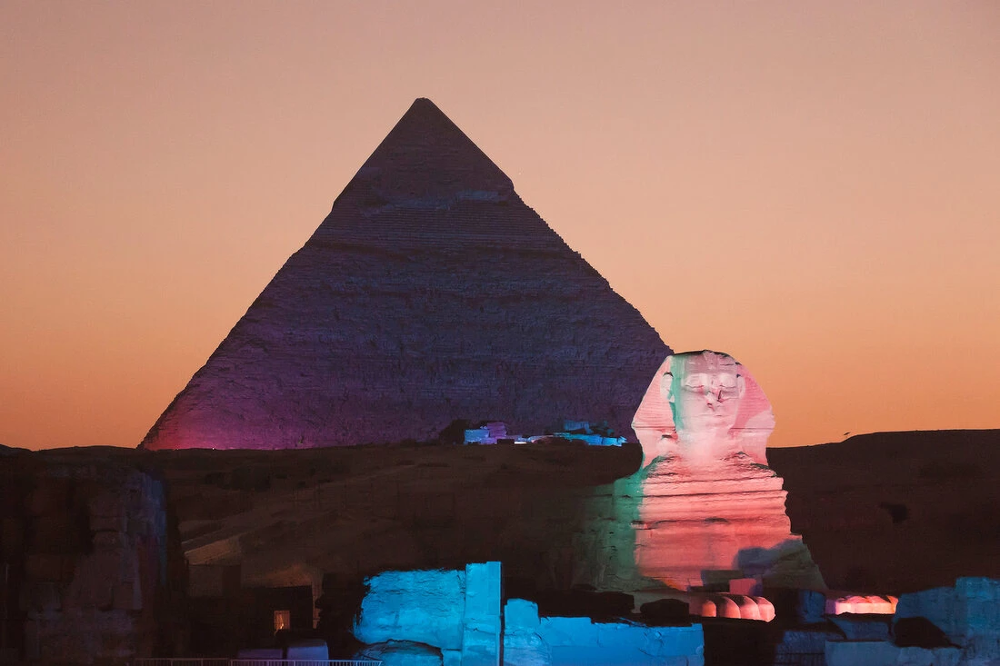 The Sound and Light Show at Giza Pyramids