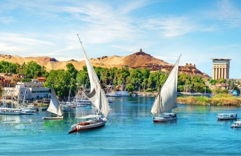 Aswan Felucca Ride & Nubian Village Experience