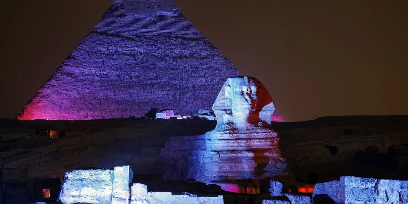 Sound and Light show at Giza Pyramids