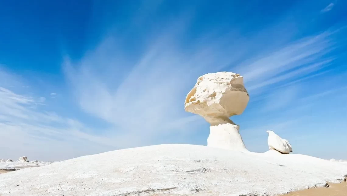 White Desert during tour from cairo