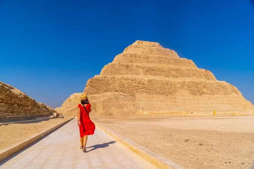 Giza Pyramids and Saqqara Tour from Aswan