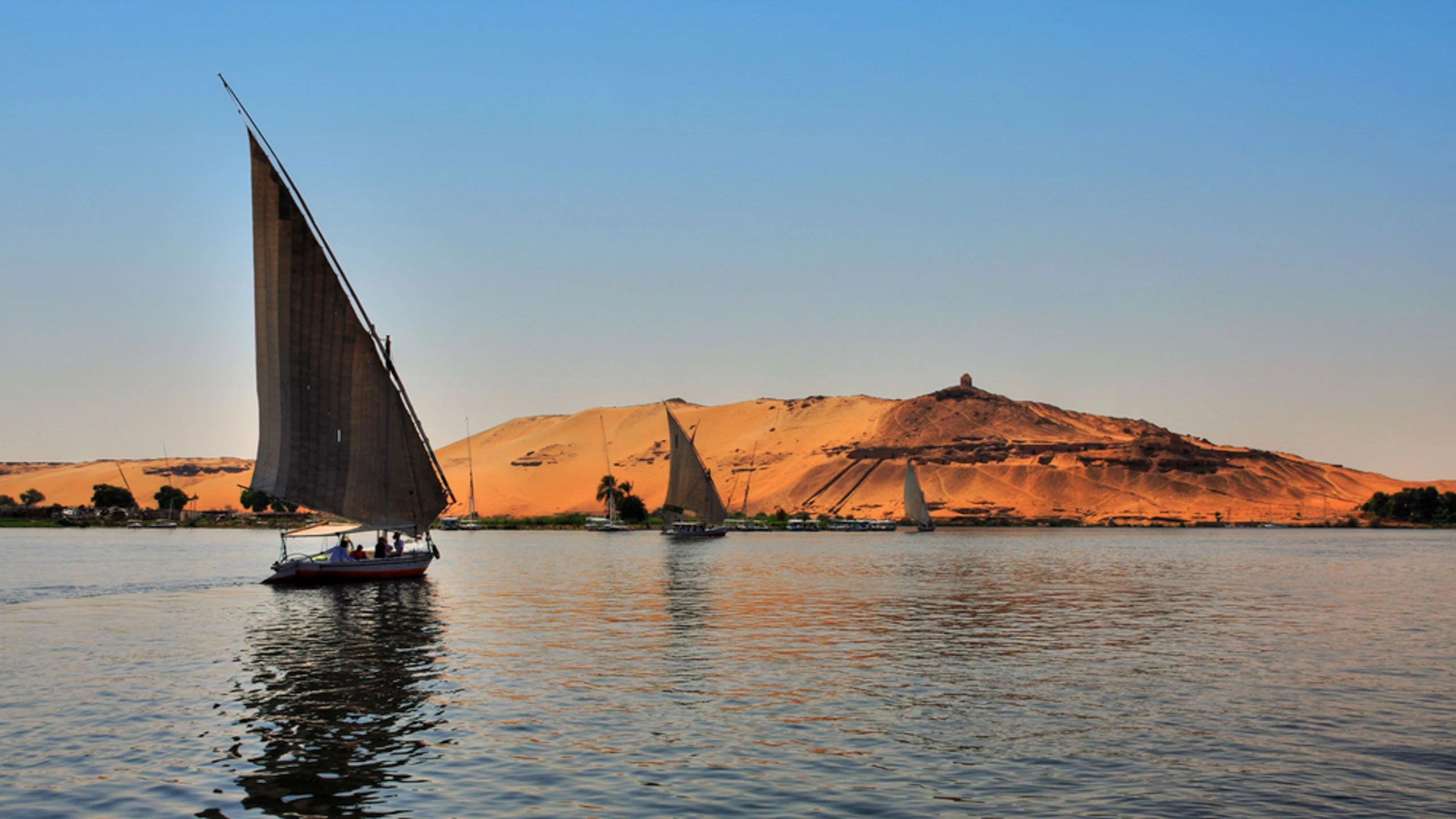 Pyramids & Grand Egyptian Museum with Felucca Ride
