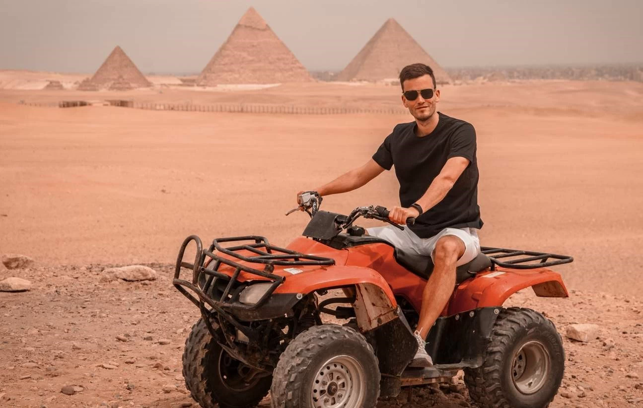 Day Tour to Giza Pyramids with Quad Bike, and Camel Ride