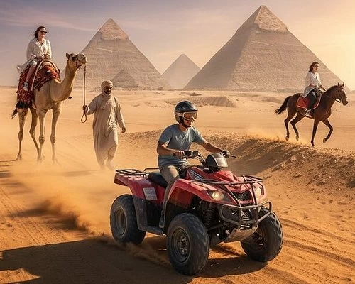 The Museum of Civilization in Giza and a Quad Bike Ride