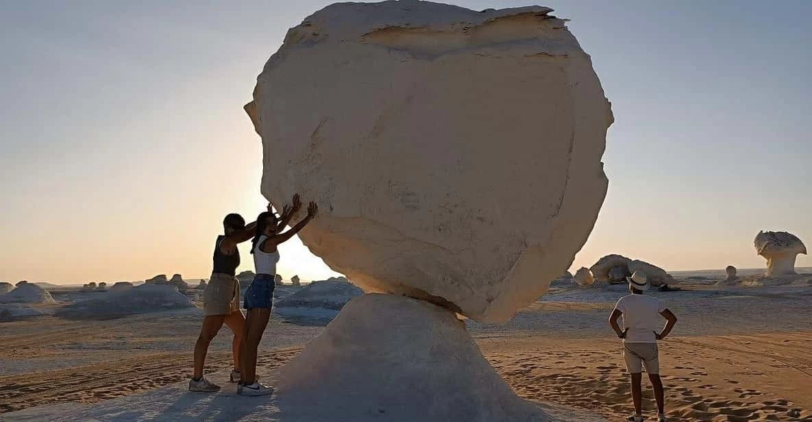 The White Desert and El Bahariya Oasis Desert Safari Overnight