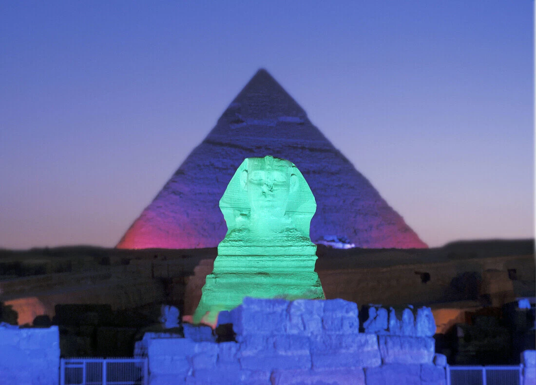 The Sound and Light Show at Giza Pyramids