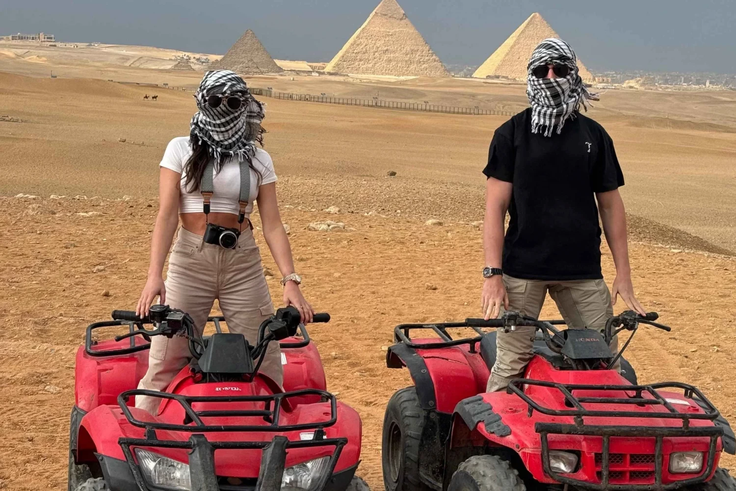 Quad Biking Desert Safari around the Pyramids