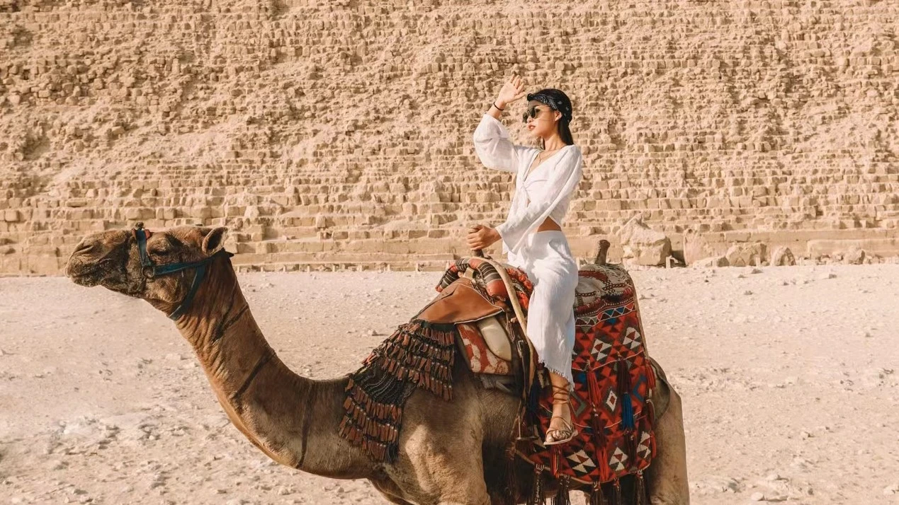 Giza Pyramids and Saqqara Day Trip with Camel Ride