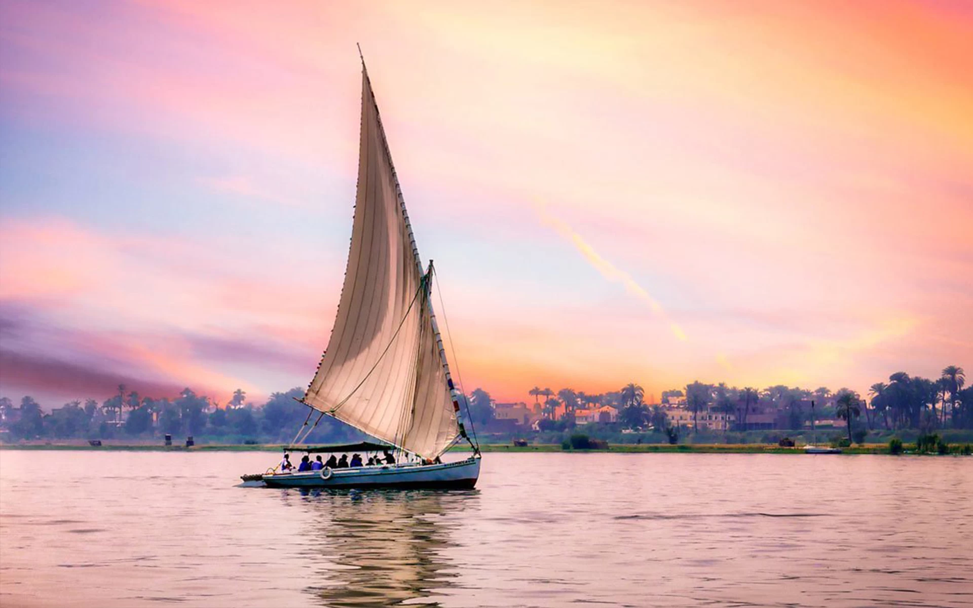 full-day giza pyramids quad bike, grand egyptian museum & felucca ride