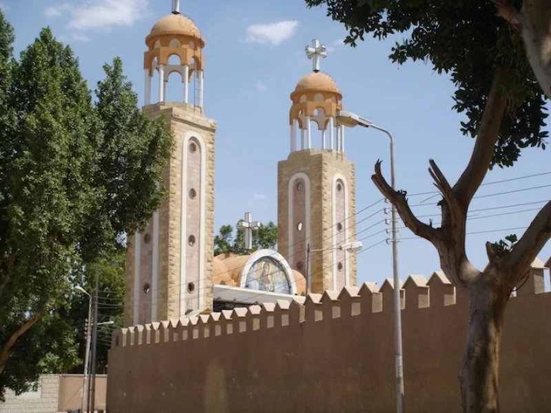 St. Anthony Historic Coptic Christian Architecture and Stone Walls
