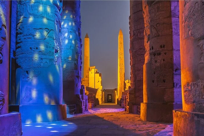 Sound and Light Show in Karnak Temple