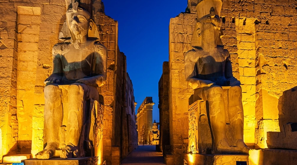 Sound and Light Show in Karnak Temple