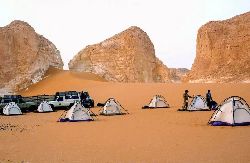 Desert Camp in Egypt