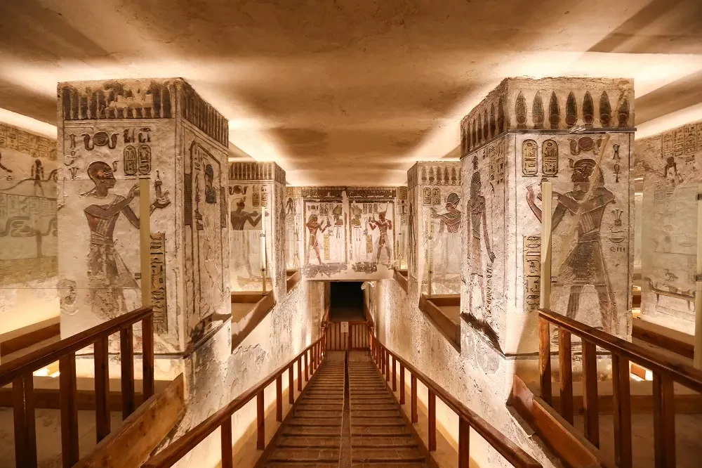 Ancient royal tomb entrance