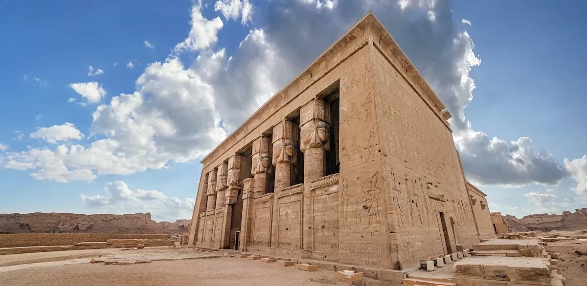 sanctuary structure of Hathor Temple