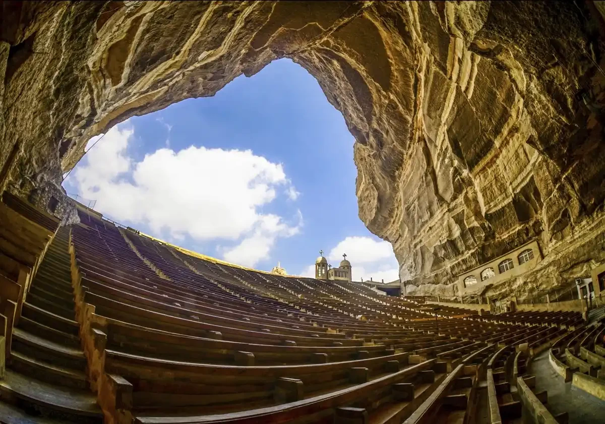 Cave Church carved into Mokattam Mountain