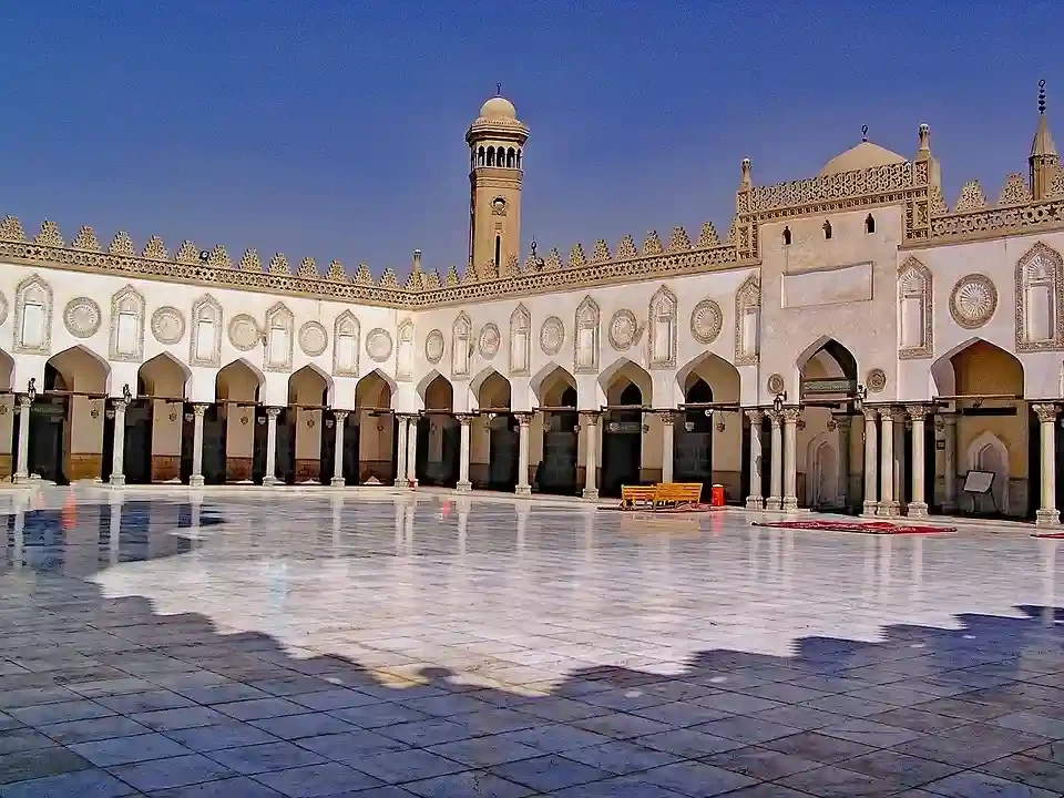 Al-Azhar Mosque landmark in Islamic Cairo