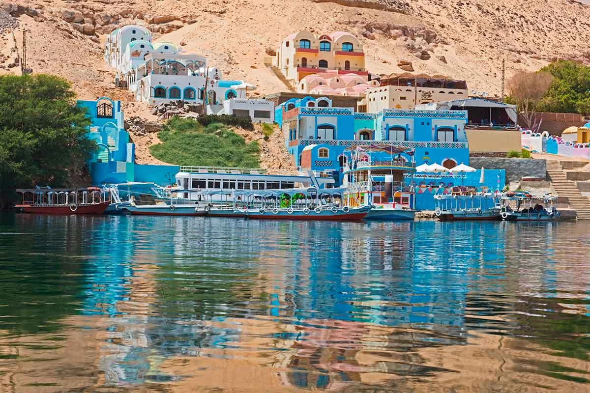 Nubian Village streets and homes Egypt