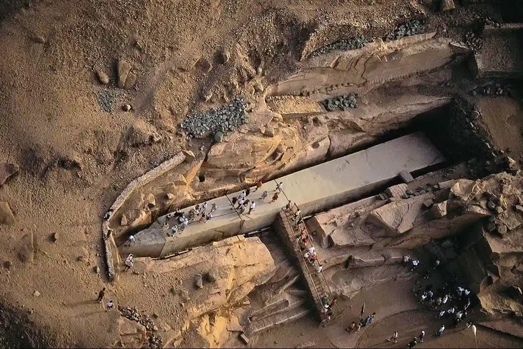 Unfinished Obelisk in Aswan quarry