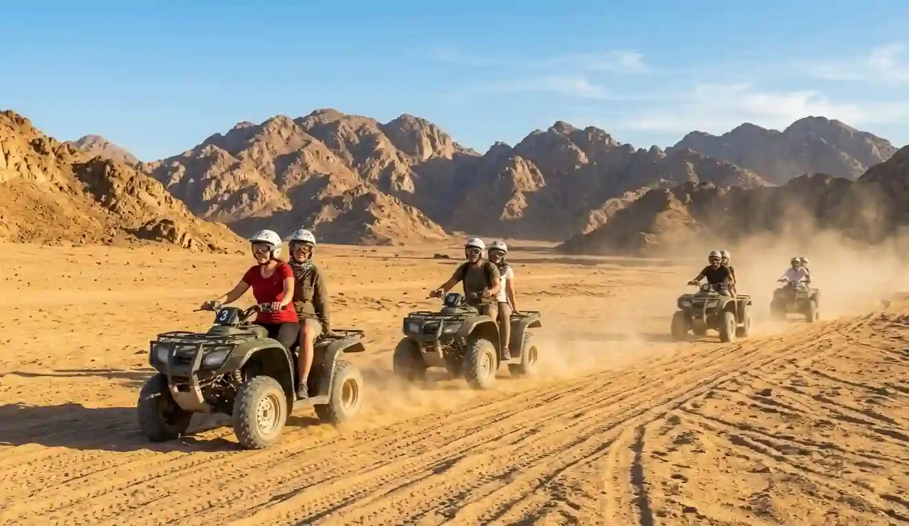 Dahab Desert Safari, Blue Hole Snorkeling, Quad Biking, and Camel Safari
