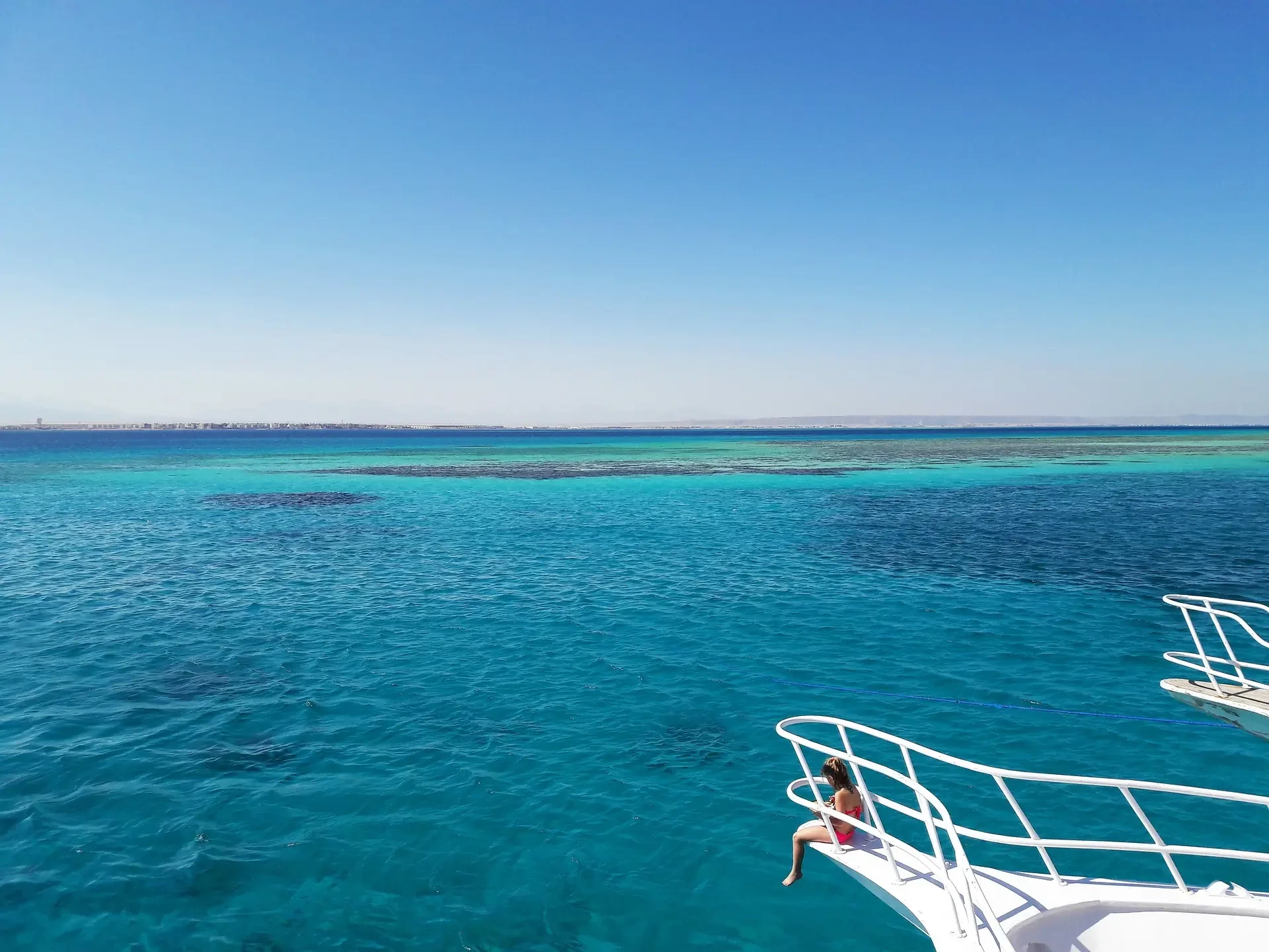 Sharm El Sheikh coastline in Egypt