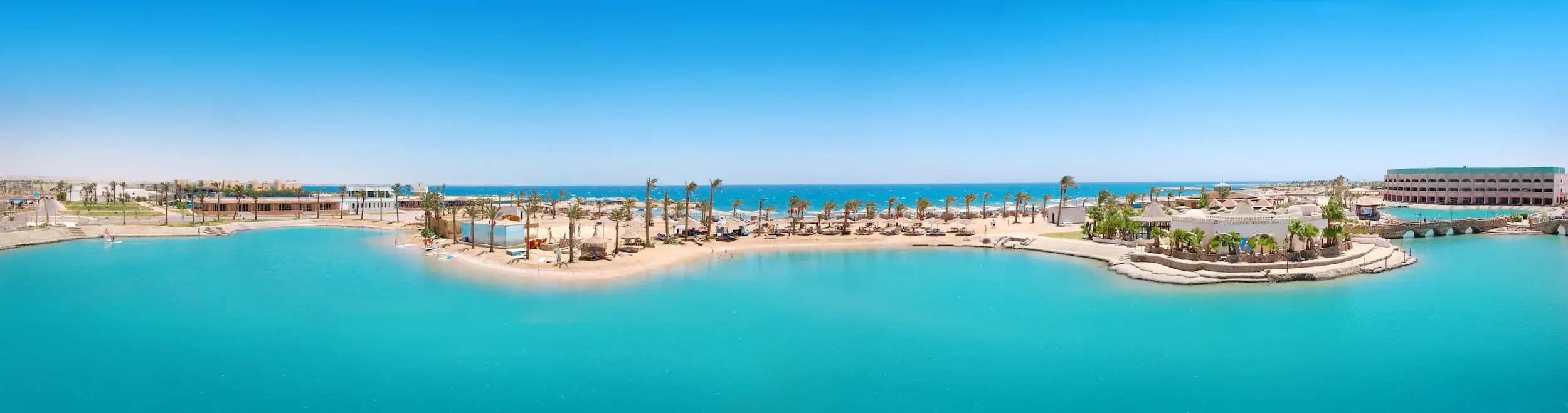 Egyptian Red Sea destination with beaches and coral reefs