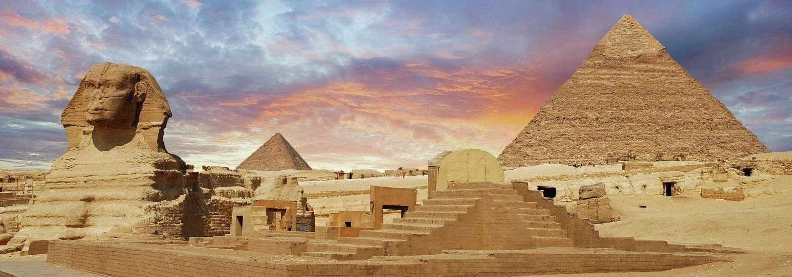 Tour the famous Pyramids of Giza complex