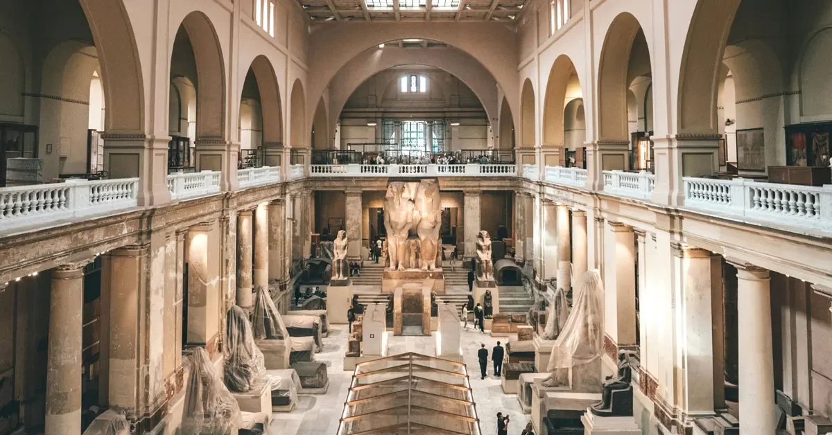 Egyptian Museum gallery interior