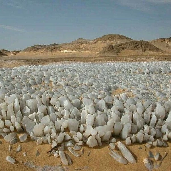 Crystal Mountain Bahariya Oasis Egypt crystals