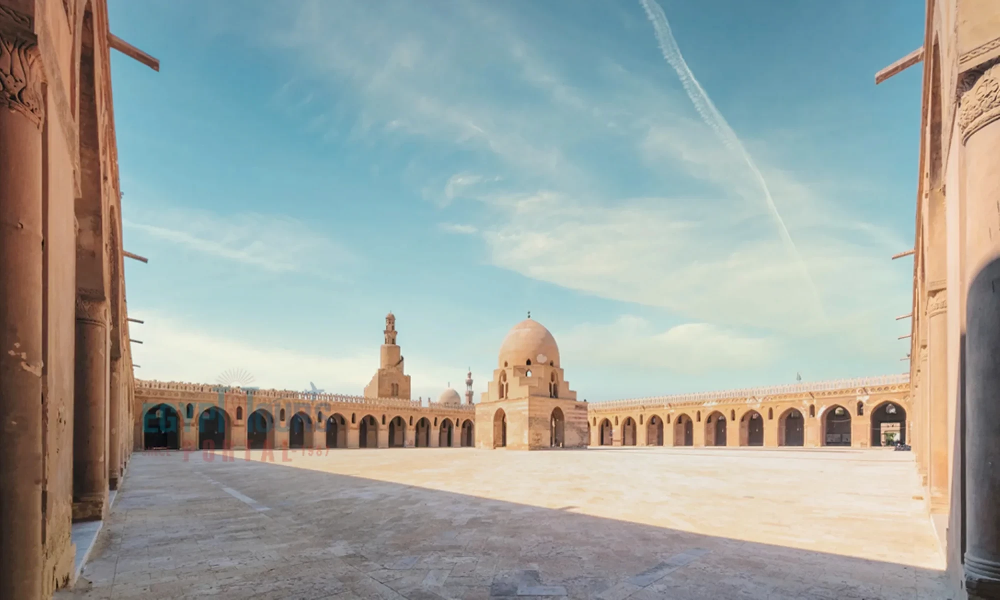 Ibn Tulun Mosque historic Cairo