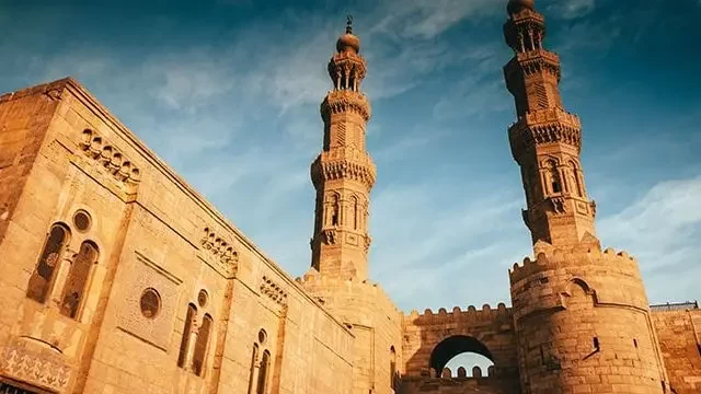 Bab Zuweila landmark in Old Cairo, Egypt