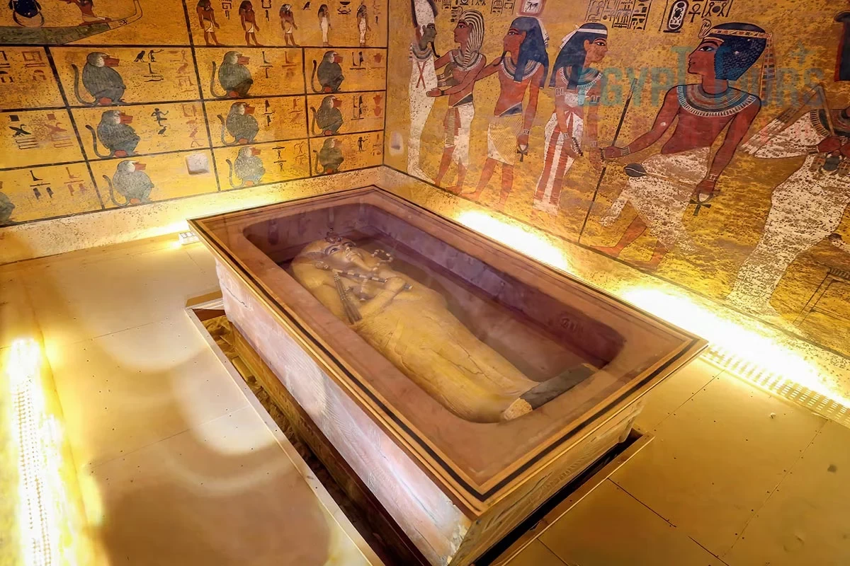Tutankhamun’s royal tomb in the Valley of the Kings