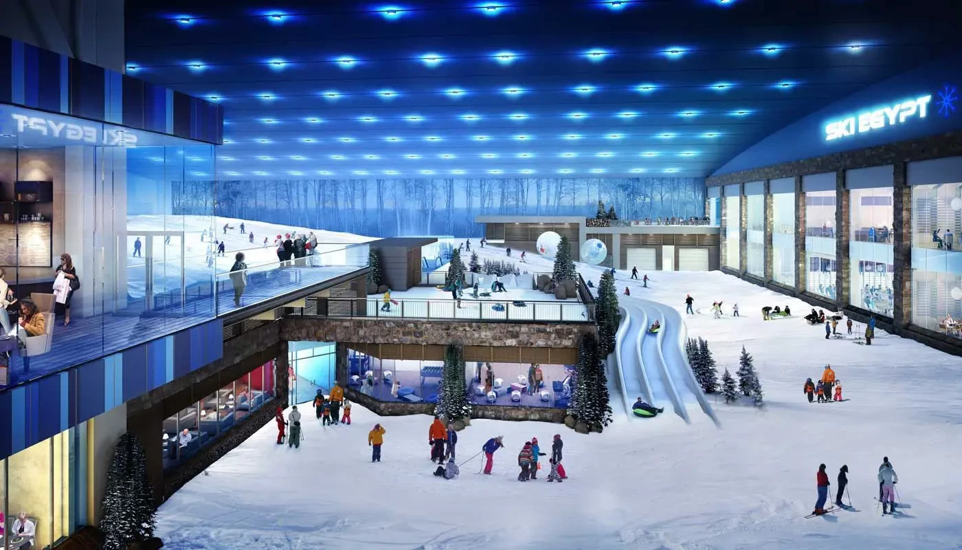Mall of Egypt Ski Egypt shopping tour in Cairo
