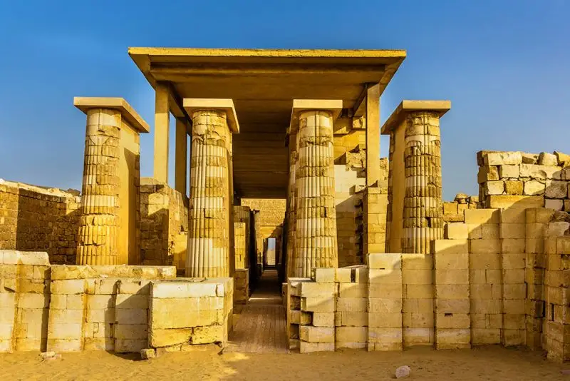 Historic Memphis ruins near Cairo
