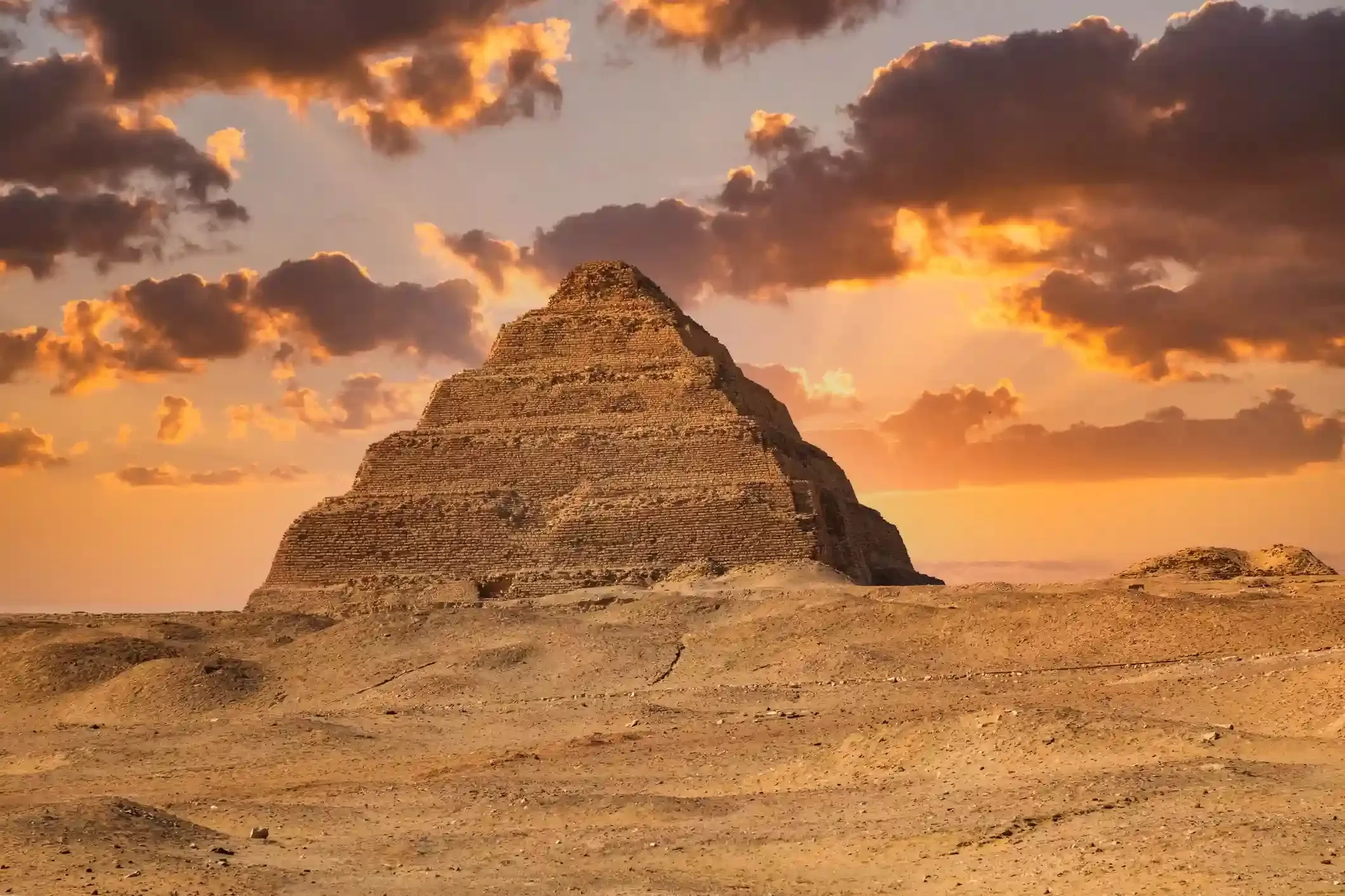 Ancient Saqqara necropolis Egypt